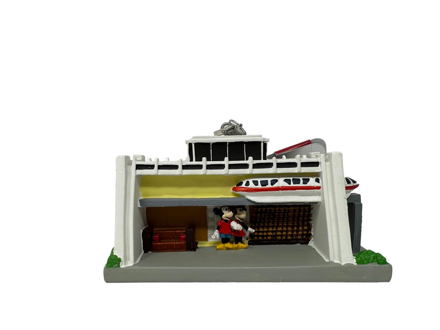 Disney Contemporary Resort Mickey, Minnie, and Monorail Ornament