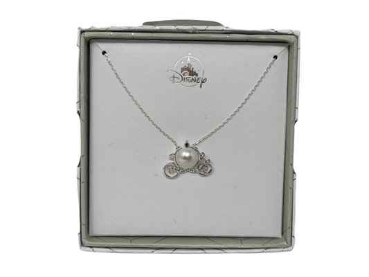 Disney Parks Cinderella Carriage Pearl Necklace