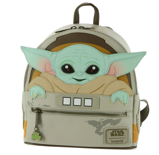 Disney Baby Yoda The Child Grogu Loungefly Backpack Purse