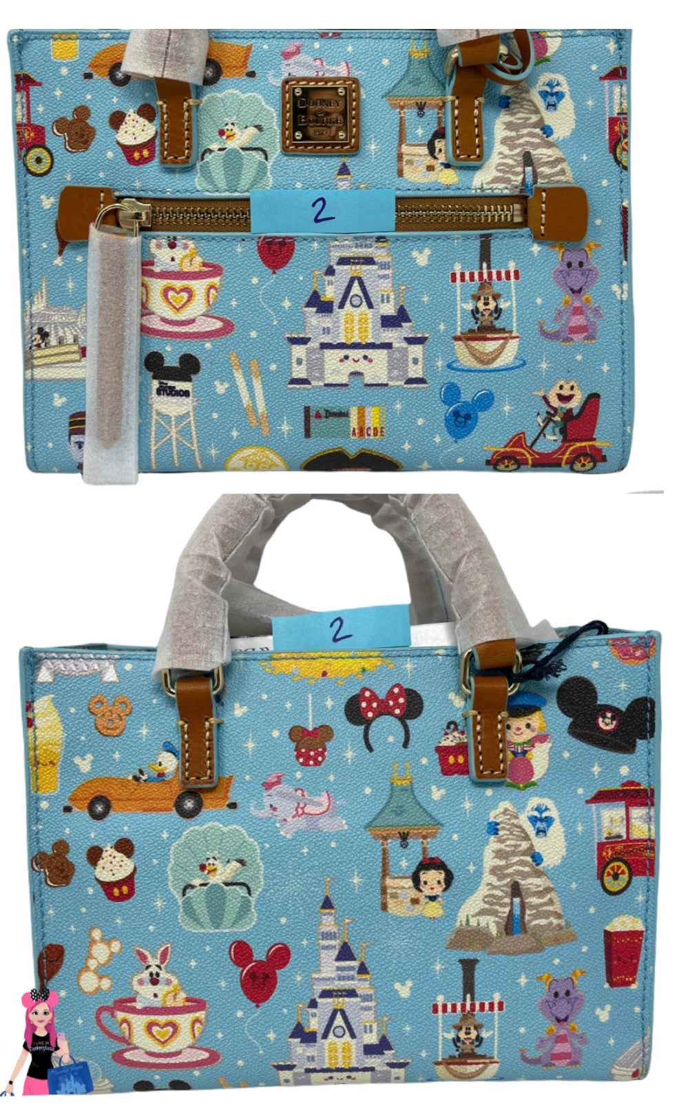 Disney Parks Dooney & Bourke Zip Crossbody Bag by Jerrod Maruyama