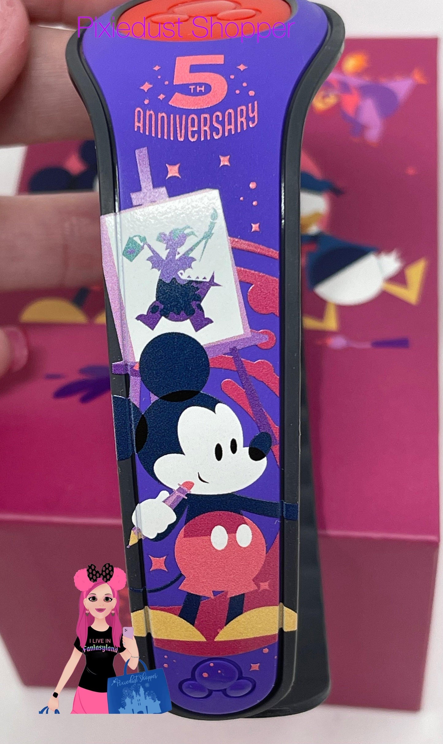 Disney Festival of Arts 2021 5th Anniversary Magicband Mickey and Friends-LE 2000 - World of Treasures