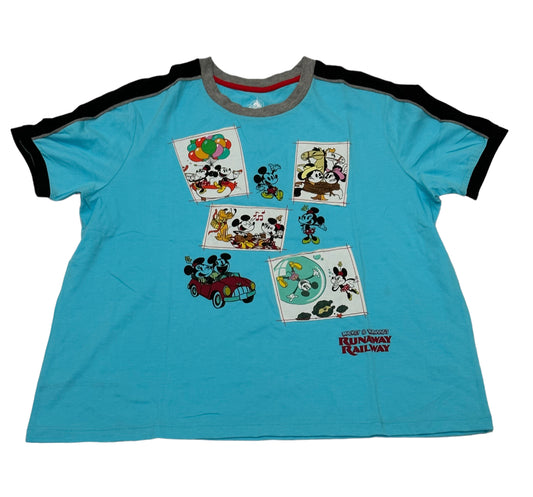 Disney Mickey & Minnie Runaway Railway Shirt for Women XL
