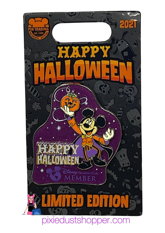 Disney Vacation Club Happy Halloween Mickey Pin-LE - Halloween 2021 - World of Treasures