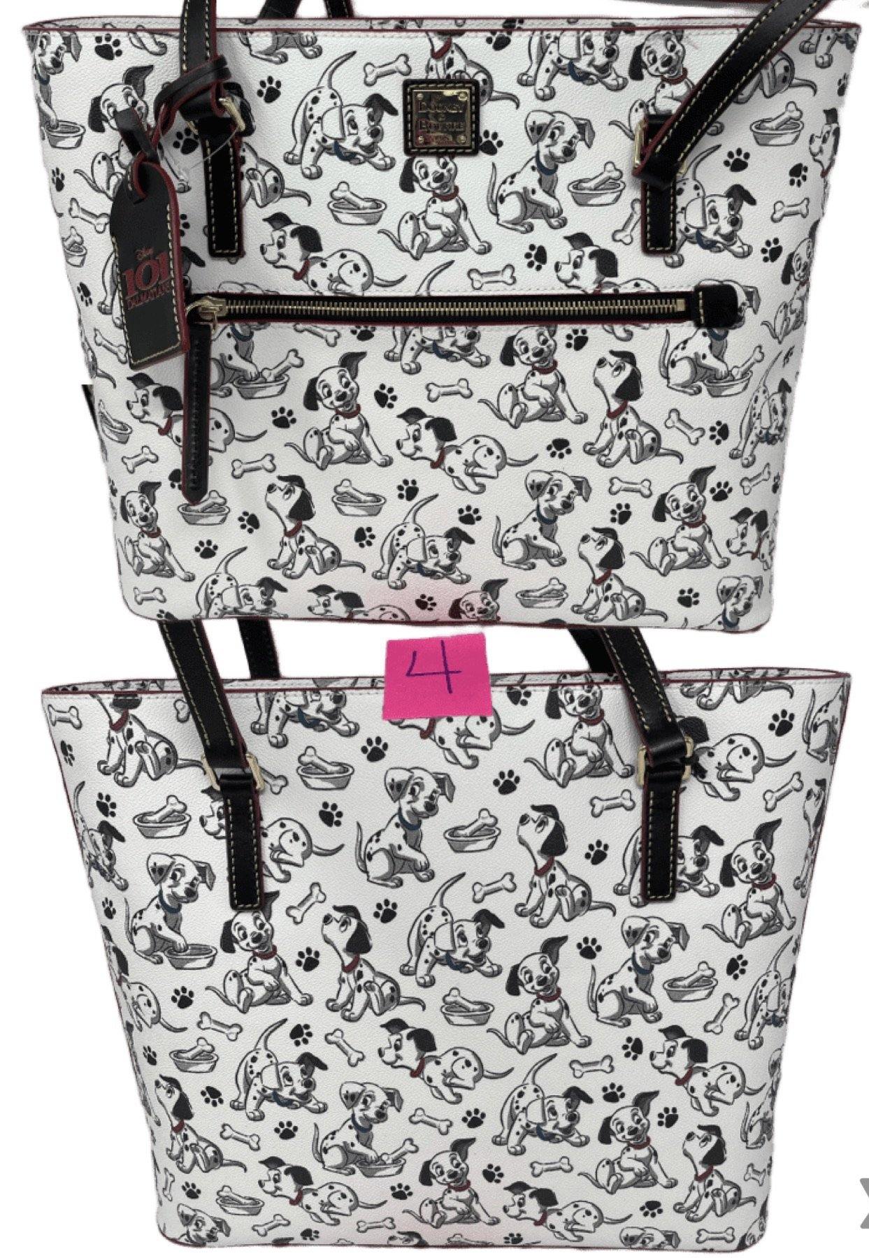 Disney Dooney & Bourke 101 Dalmatians Shopper Tote Bag Purse - World of Treasures