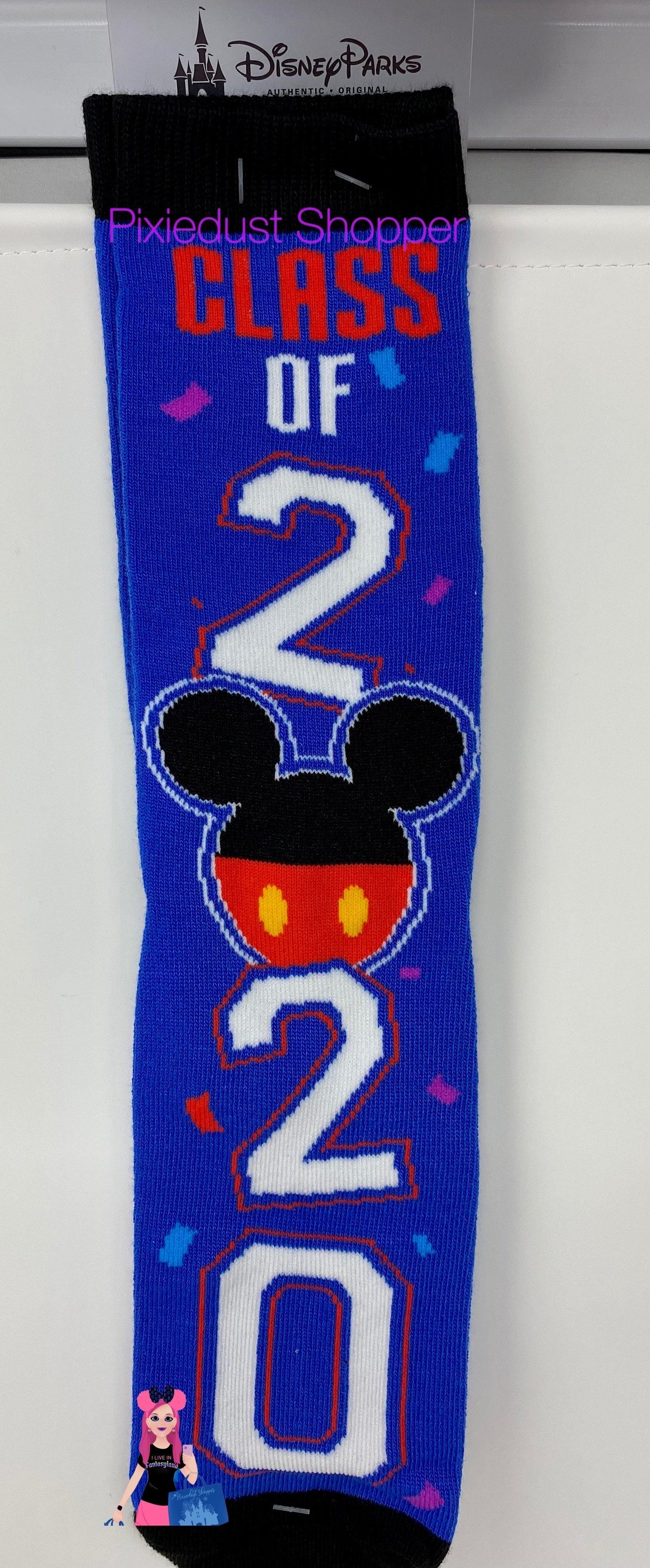 Disney Class of 2020 Mickey Socks - World of Treasures