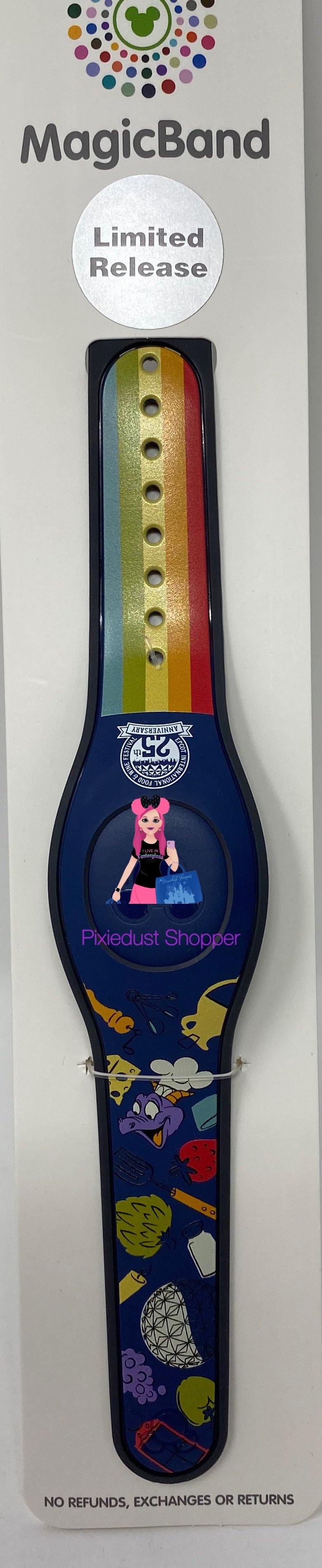 Disney Epcot Food and Wine Festival 2020 Figment Magicband Limited Release - World of Treasures