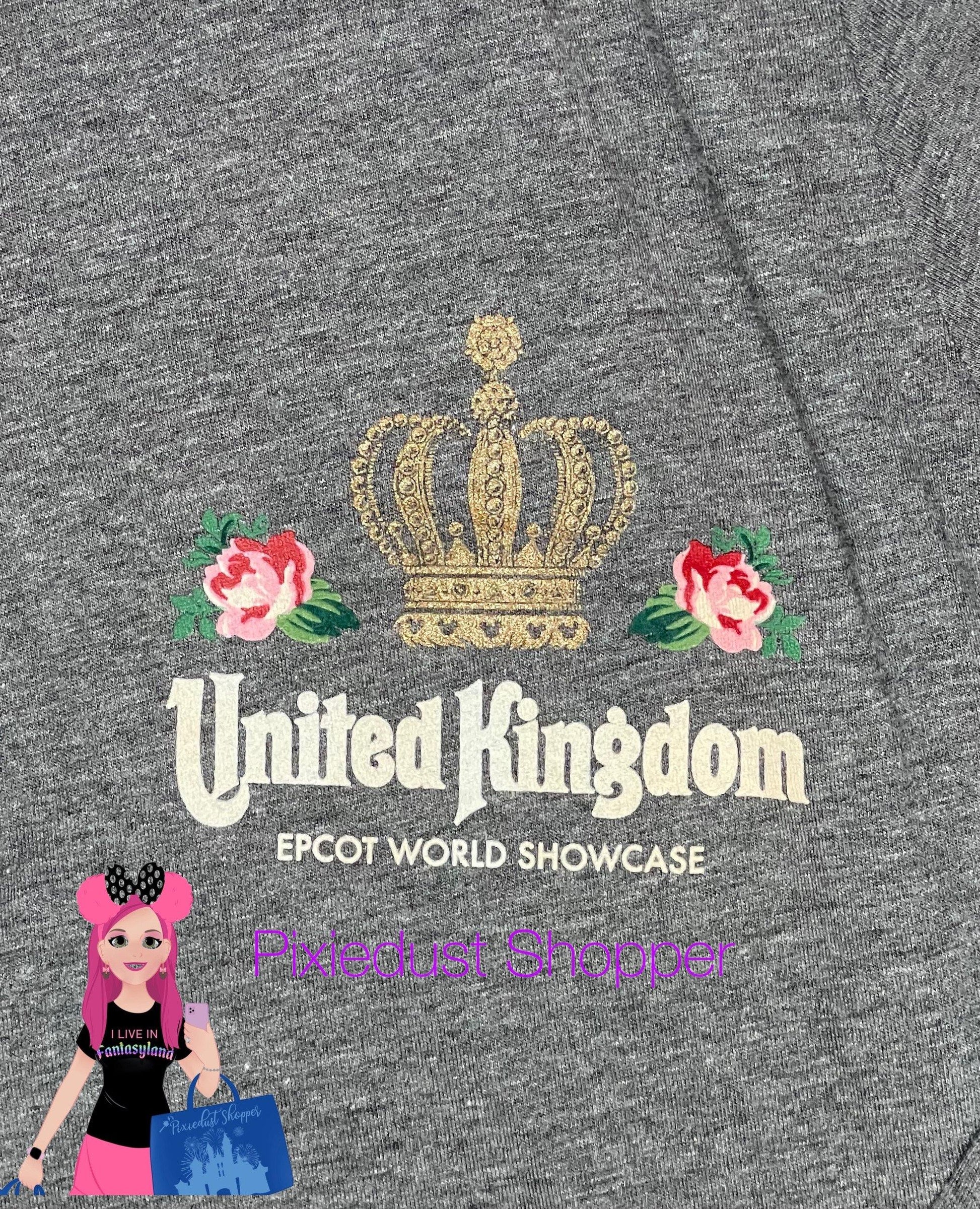 Disney Epcot United Kingdom World Showcase Queen of the Kingdom Cardigan Hoodie - World of Treasures