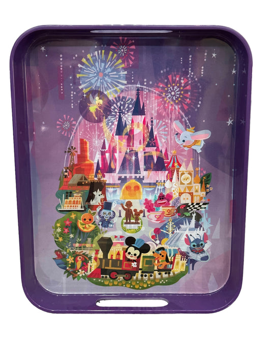 Disney Joey Chou Magic Kingdom Tray-Mickey, Haunted Mansion, Castle