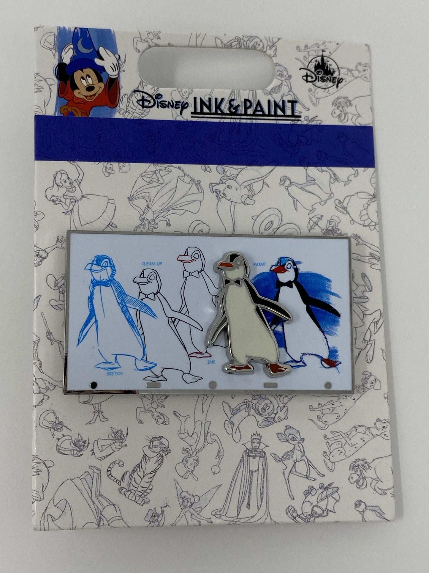 Disney Ink and Paint Topper Penguin Pin - World of Treasures