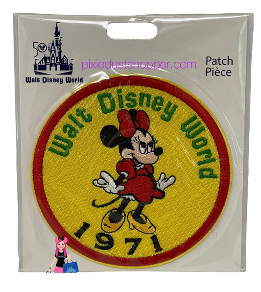 Walt Disney World 50th Anniversary Minnie 1971 Patch - World of Treasures