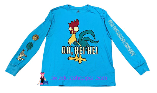 Disney Moana Hei Hei Long Sleeve Shirt Large