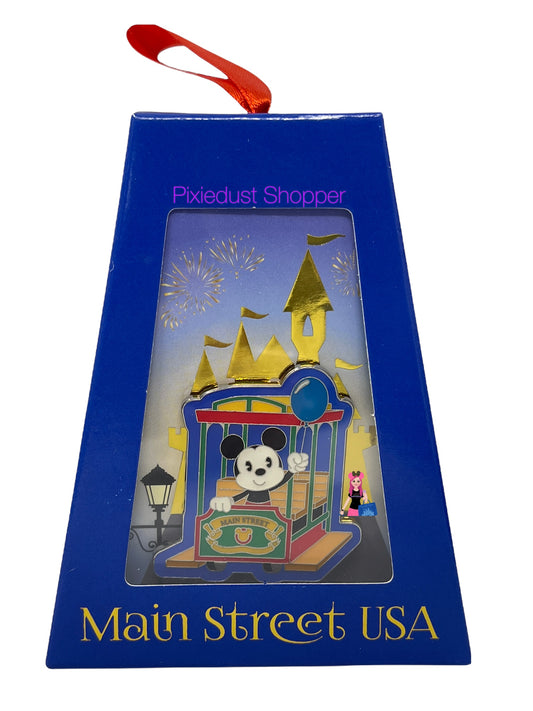 Disney Main Street USA Mickey Limited Release Ornament Pin Christmas 2021