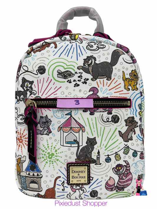 Disney Cats Sketch Dooney & Bourke Backpack - World of Treasures