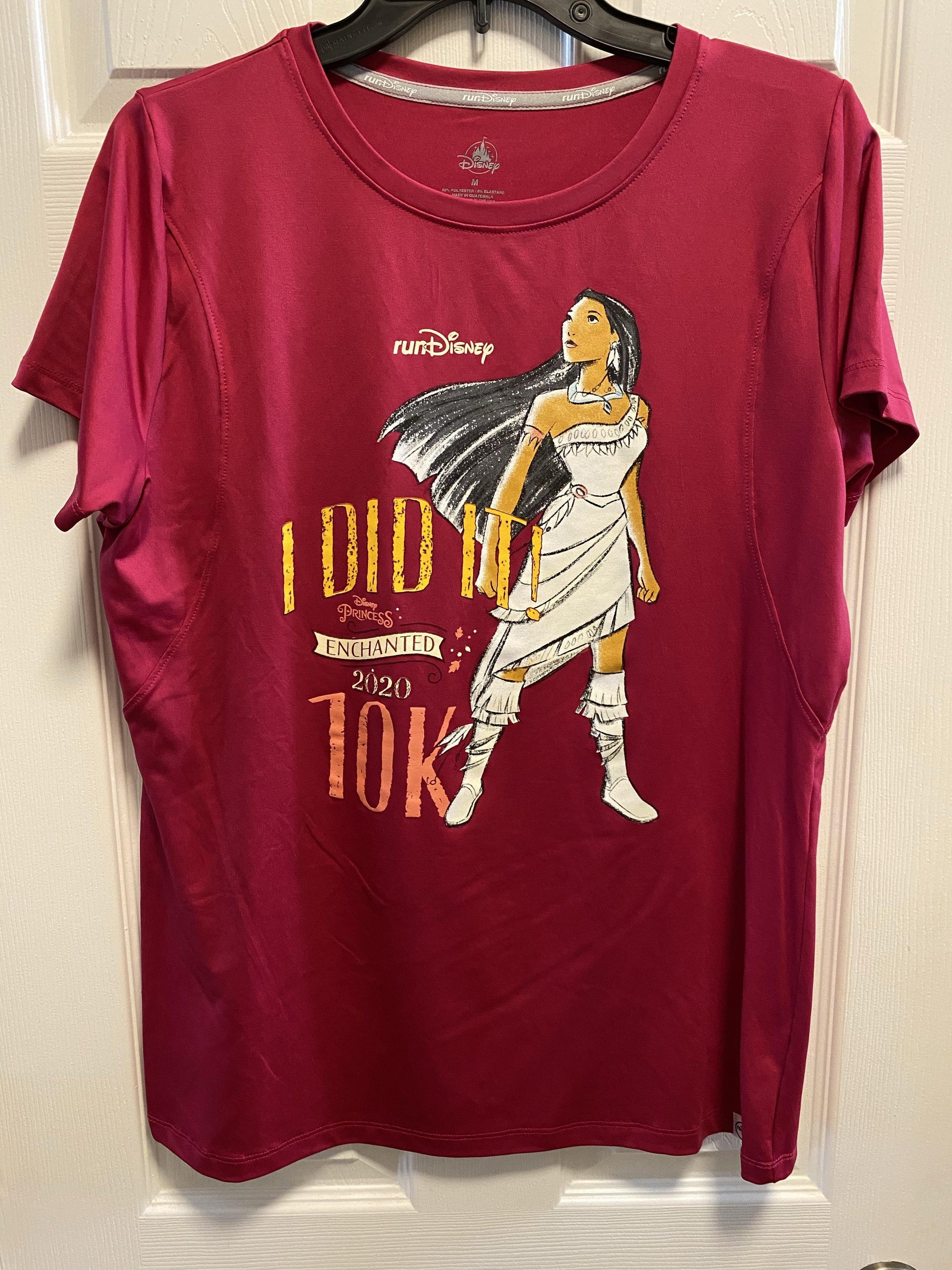 RunDisney 2020 Princess Half Marathon 10k Pocahontas I Did It Finisher Shirt - World of Treasures