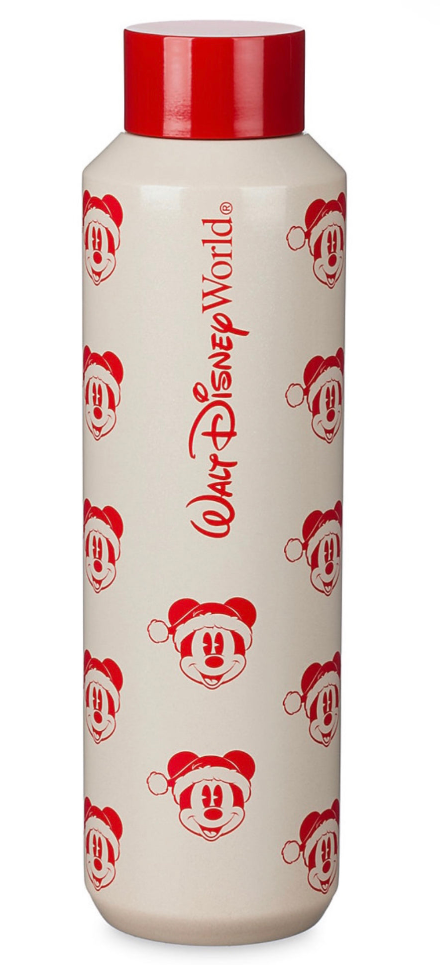 Walt Disney World Glitter Mickey Starbucks Holiday Stainless Water Bottle