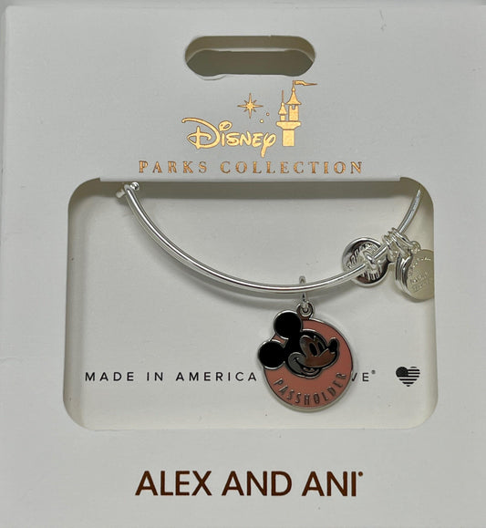 Alex and Ani Disneyland Passholder Bracelet Bangle - World of Treasures