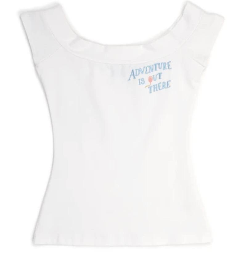 DiSNEY PIXAR STITCH SHOPPE UP ADVENTURE IS OUT THERE "DIZZY" FASHION TOP - World of Treasures