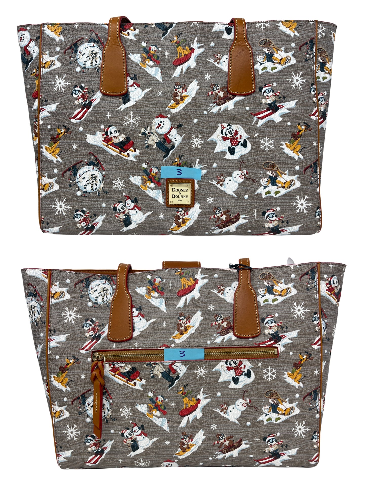 Disney Dooney & Bourke Mickey & Friends Holiday Tote