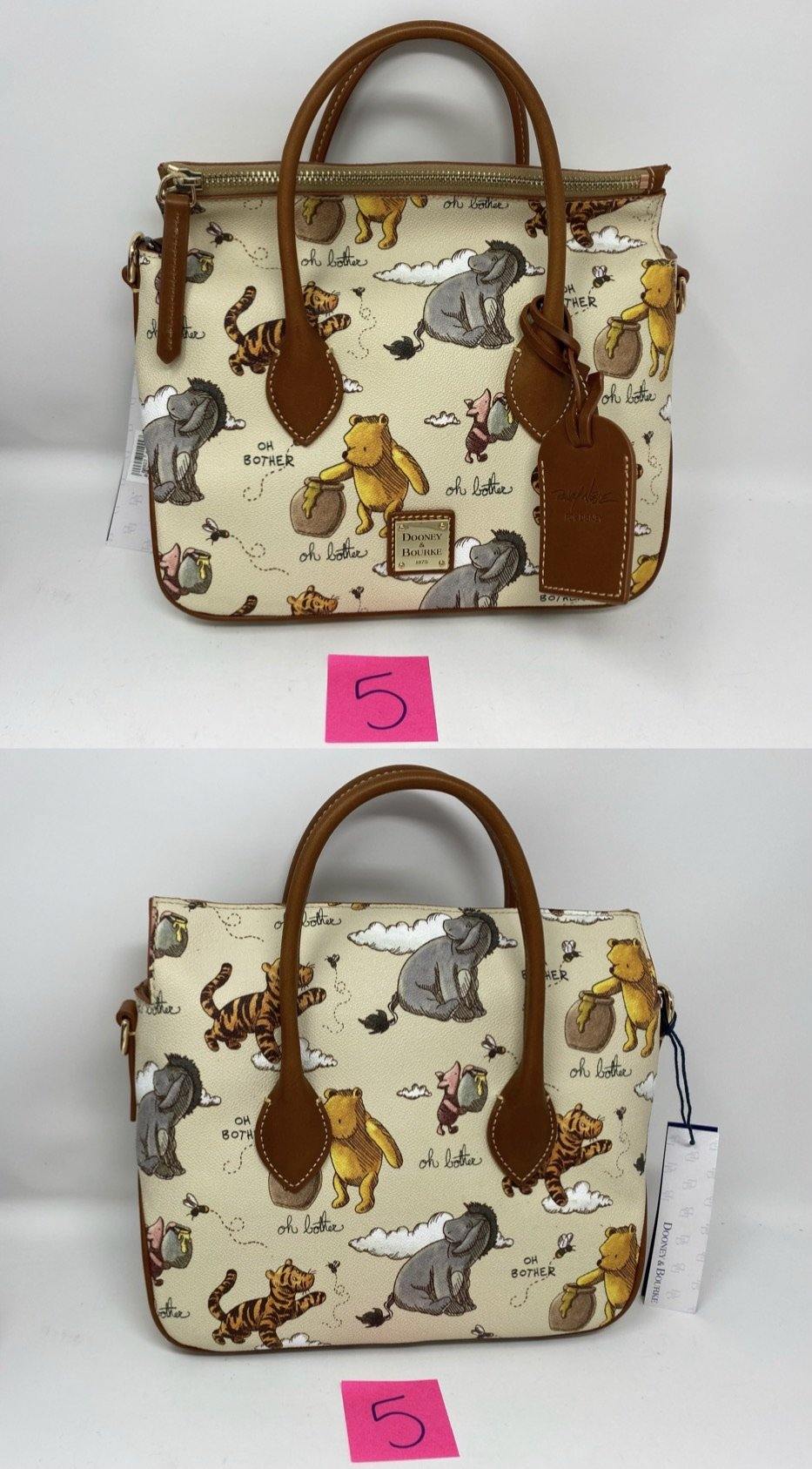 Disney Dooney and Bourke Winnie the Pooh Fold Over Satchel Crossbody - World of Treasures