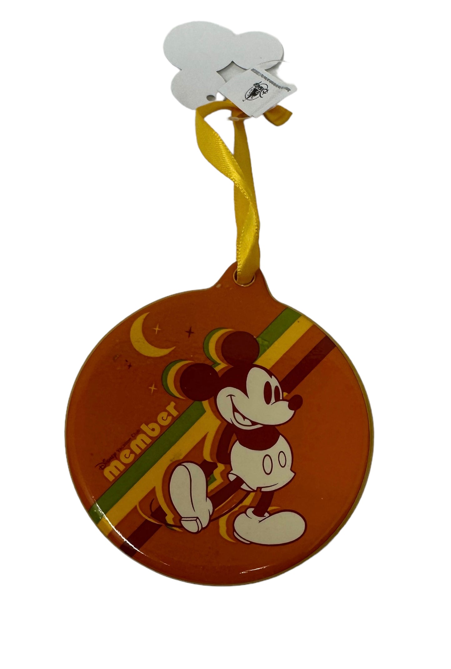 Disney Vacation Club Member Mickey Castle Reversible Circle Ornament