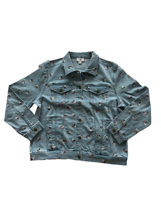 Disney Parks Minnie Denim Jean Jacket for Women 2X