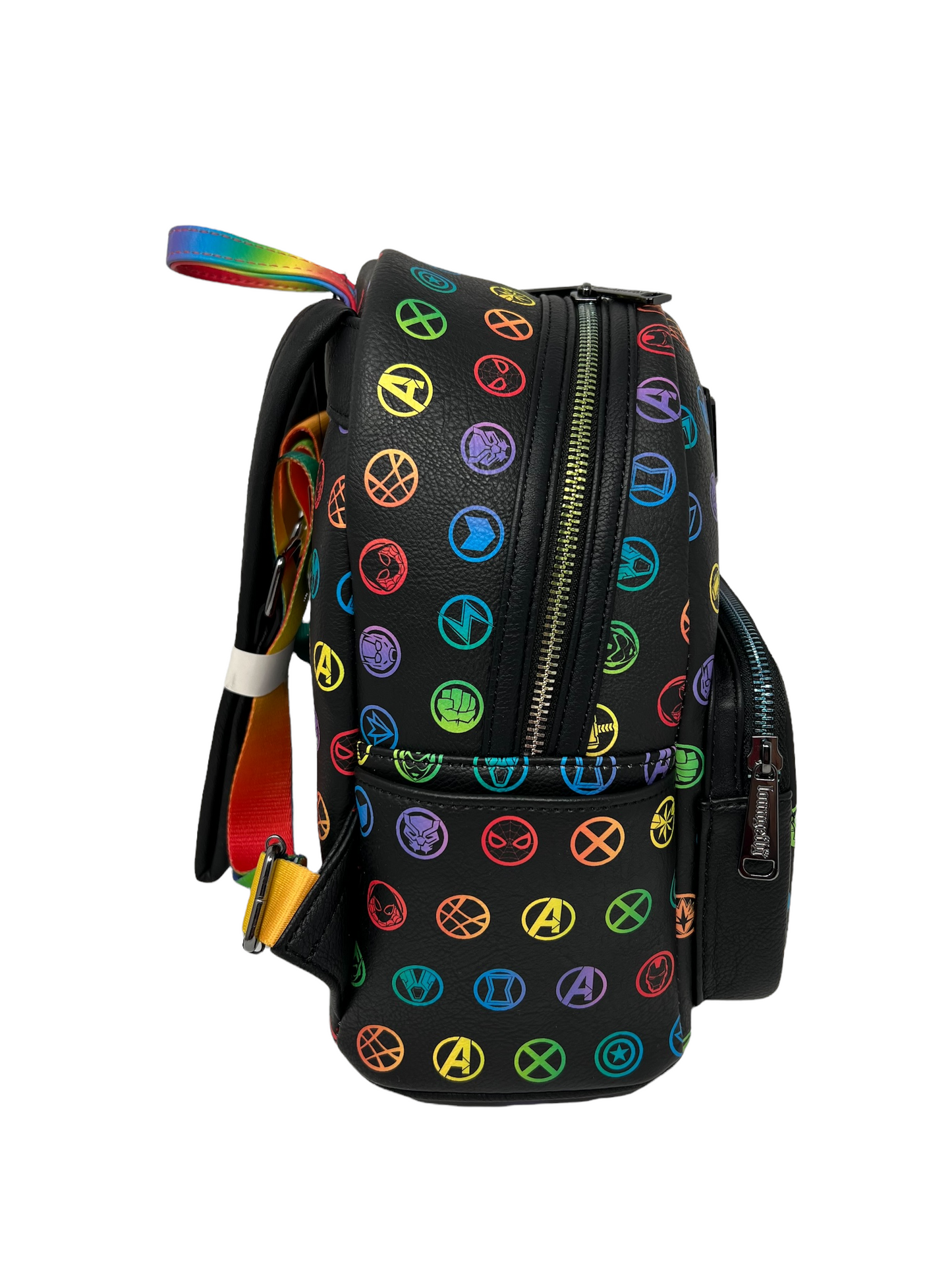 Disney Rainbow Marvel Symbol Loungefly Backpack