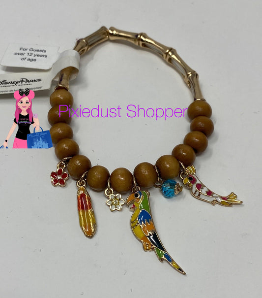 Disney Tiki Bird Stretchy Bracelet - World of Treasures