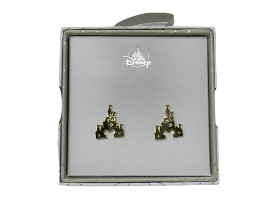 Disney Parks Castle With Mickey Cutout Earrings