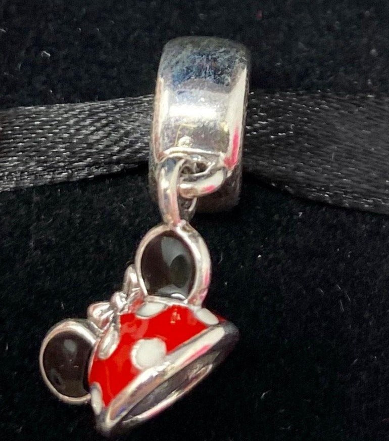 Disney Minnie Mouse Ear Hat Pandora Charm - World of Treasures