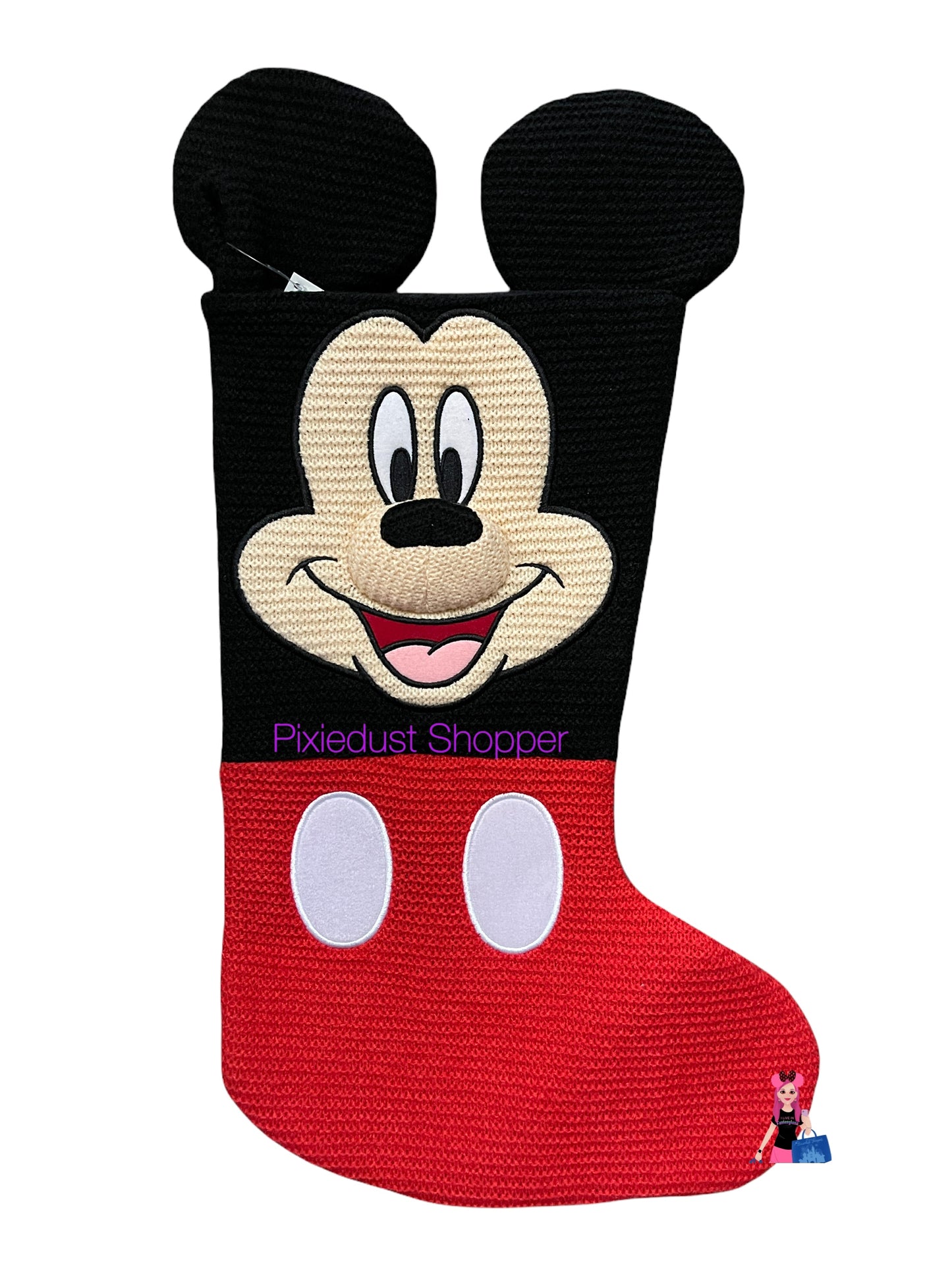 Disney Mickey Knit Christmas Stocking