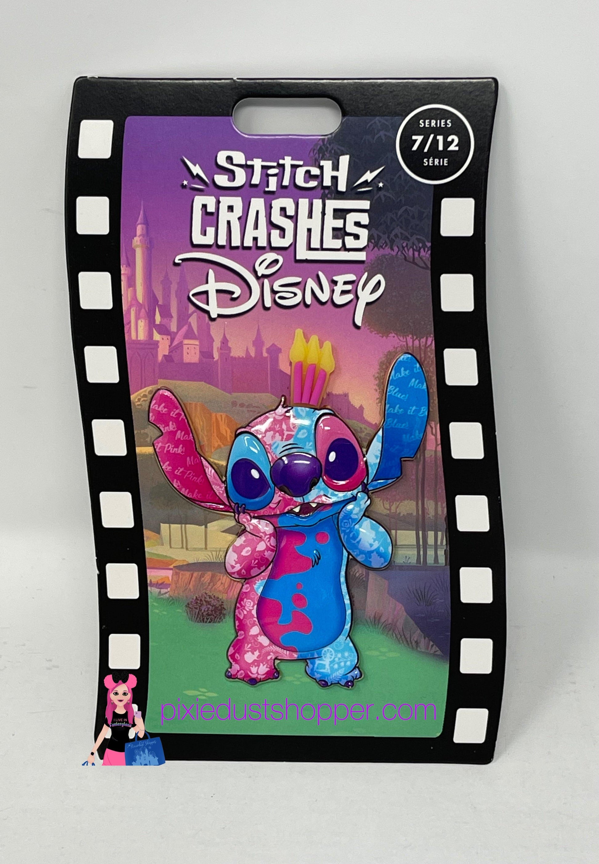 Disney Stitch Crashes Disney Pin – Sleeping Beauty – Limited Release - World of Treasures