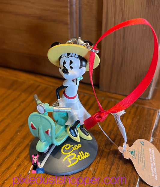 Disney Epcot Italy World Showcase Minnie Ciao Bella Ornament - World of Treasures