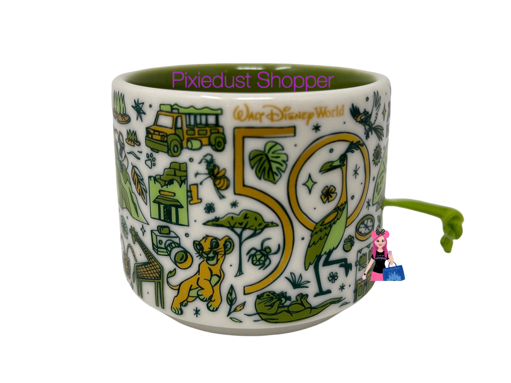 Disney Starbucks Animal Kingdom and Magic Kingdom retailer 50th mug set for Yudo