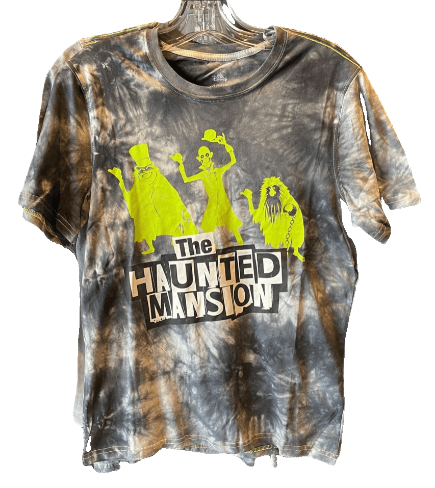 Disney The Haunted Mansion Tie Dye Hitchhiking Ghosts Shirt - World of Treasures