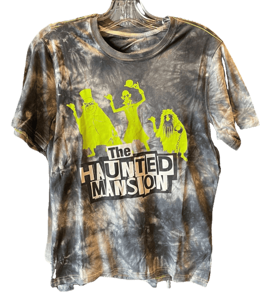 Disney The Haunted Mansion Tie Dye Hitchhiking Ghosts Shirt - World of Treasures