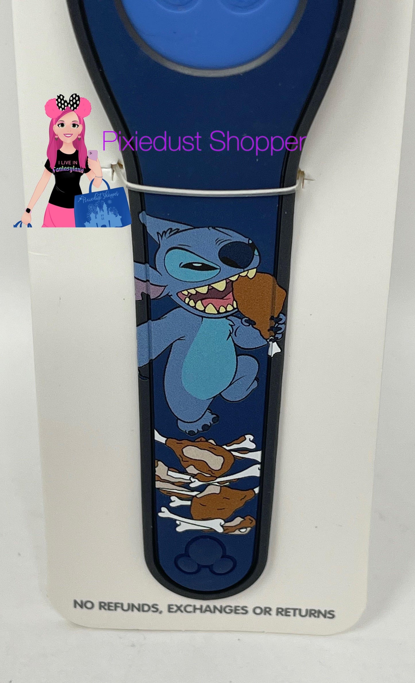 Disney 2020 Stitch Passholder Turkey Leg Magicband Limited Release - World of Treasures