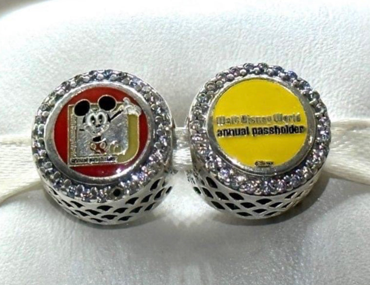 Walt Disney World Annual Passholder Mickey Pandora Charm