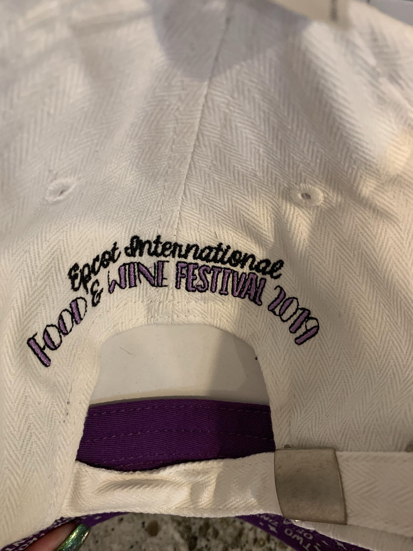 Disney 2019 Epcot Food and Wine Festival Recipe For a Figment Baseball Hat - World of Treasures