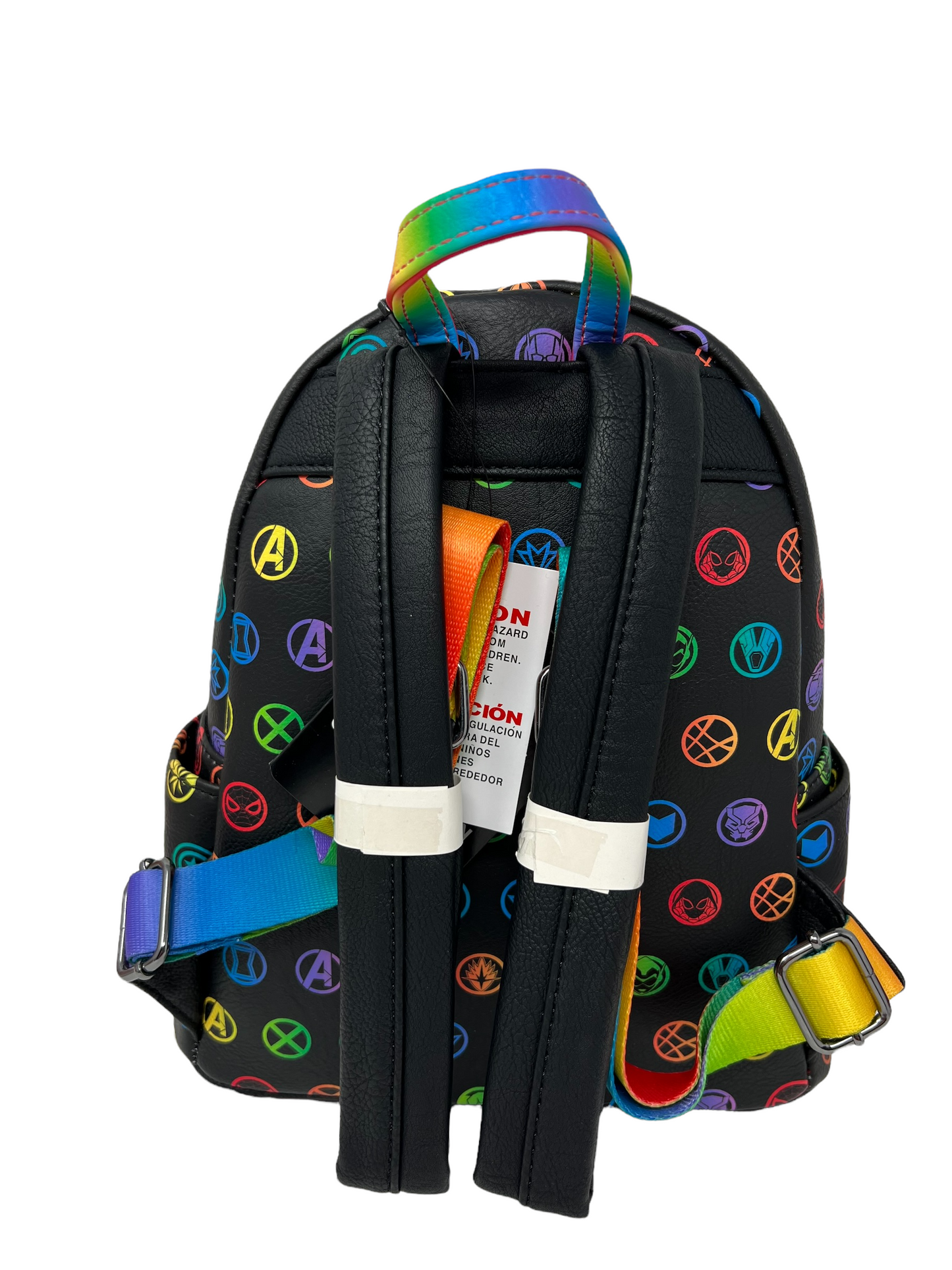 Disney Rainbow Marvel Symbol Loungefly Backpack