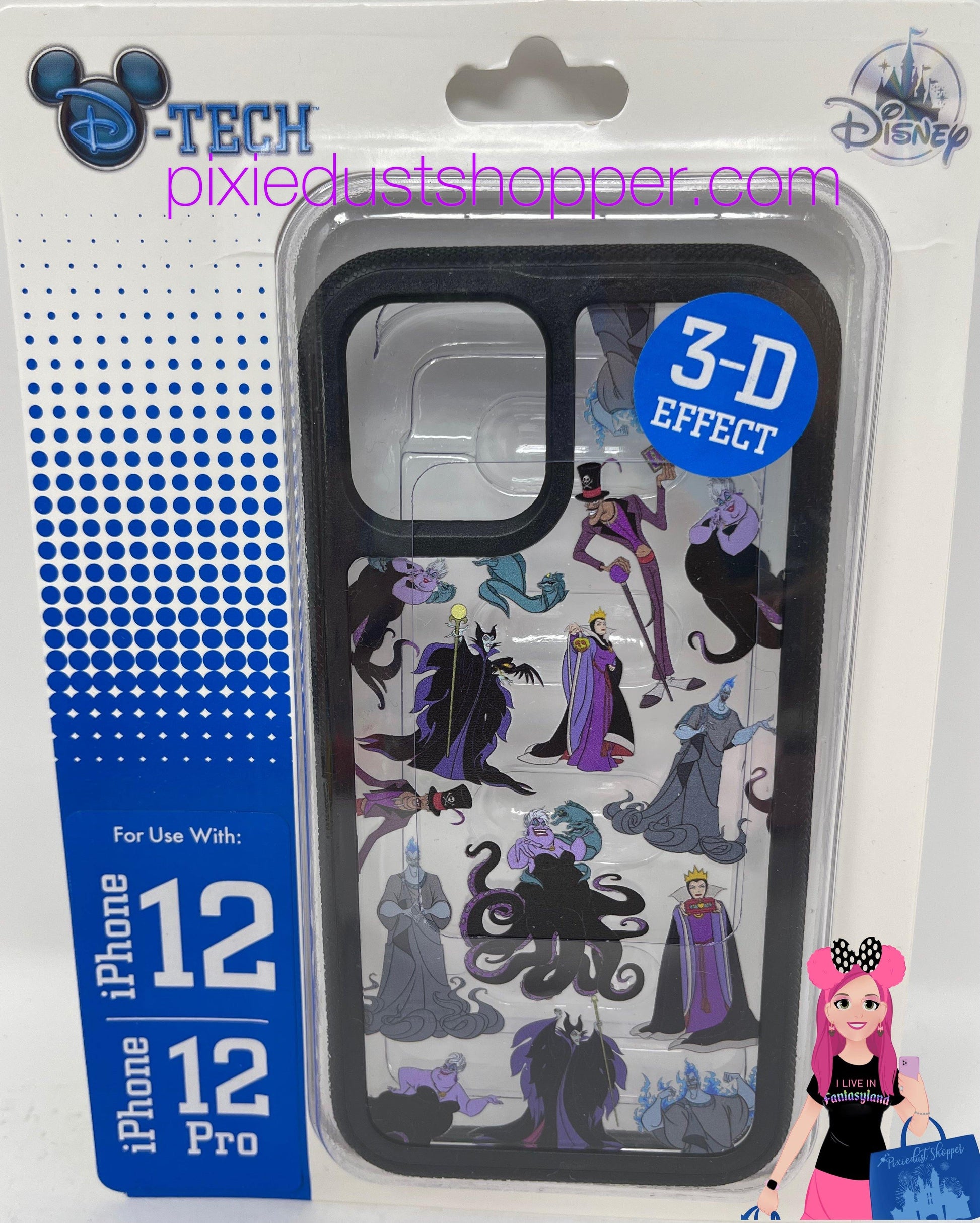 Disney Villains Ursula, Maleficent, Evil Queen, Hades, 3D Phone IPhone Case - World of Treasures