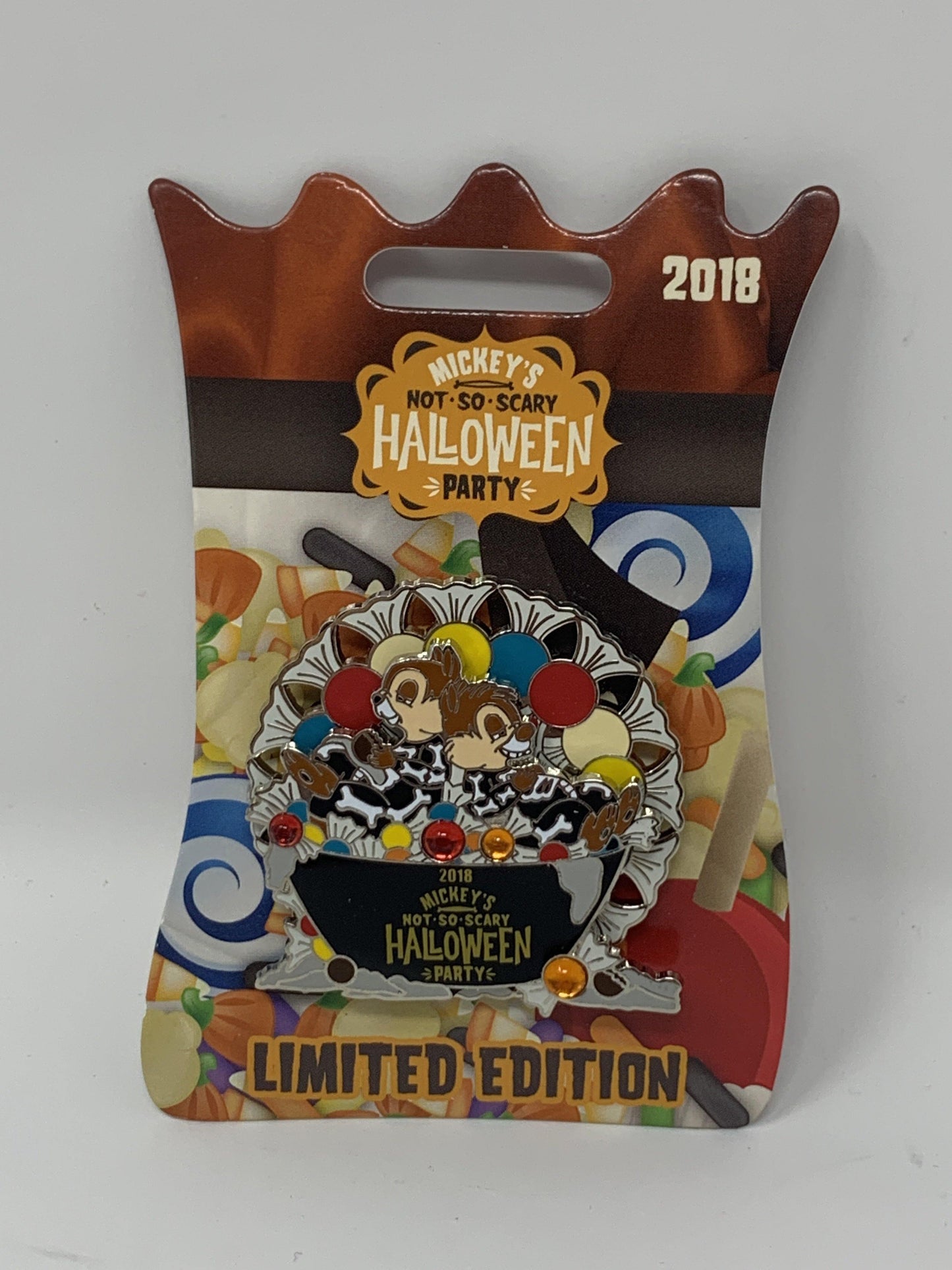 Disney MNSSHP 2018 Chip and Dale Halloween Party LE Pin - World of Treasures