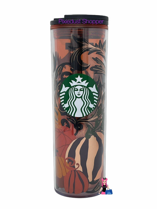 Starbucks Halloween 2021 Release Cat and Pumpkins Tumbler - World of Treasures