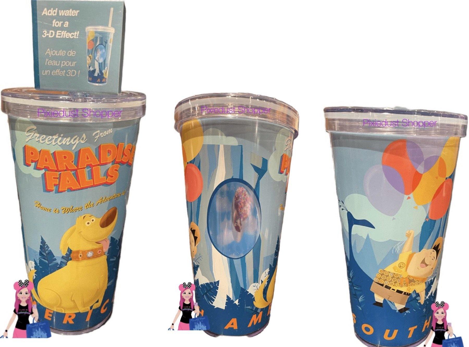Disney UP Paradise Falls Tumbler Cup with Straw - World of Treasures