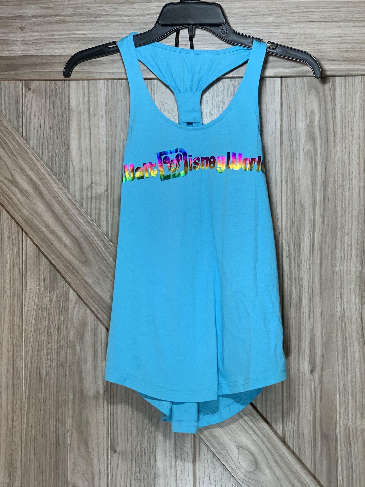 Disney World Rainbow Racer Back Tank Top Shirt XS - World of Treasures