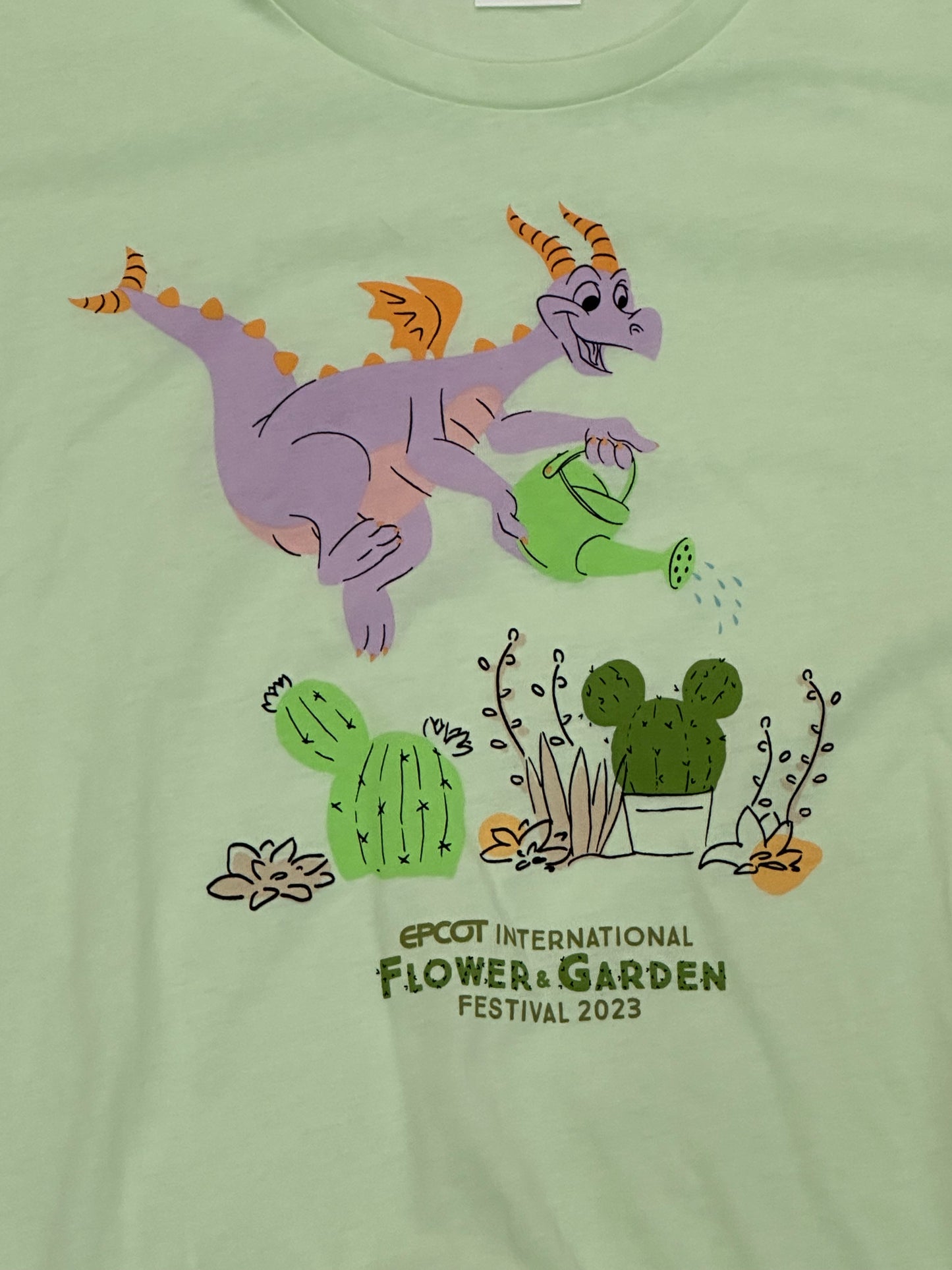 Disney Epcot Flower & Garden 2023 Figment Ladies Shirt