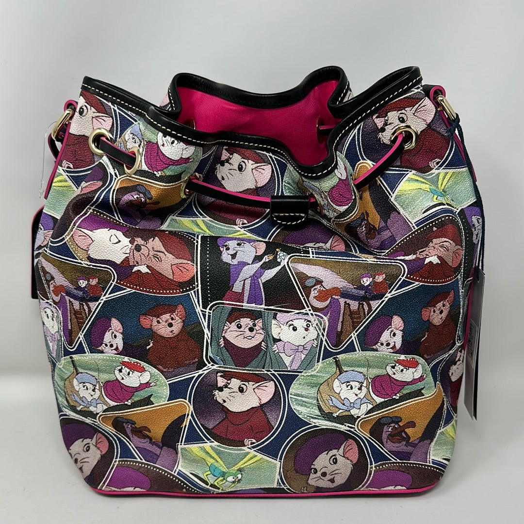 Disney Dooney & Bourke Rescuers Down Under Drawstring Bag Purse