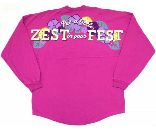 Disney Epcot 2019 Flower and Garden Zest in the Fest Spirit Jersey - Large