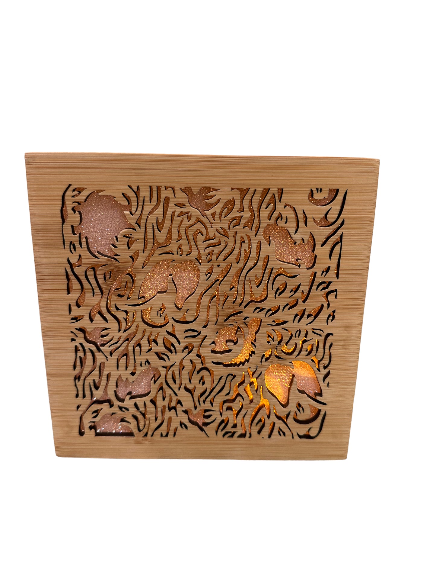 Disney Animal Kingdom 25th Anniversary Wood Carve Block