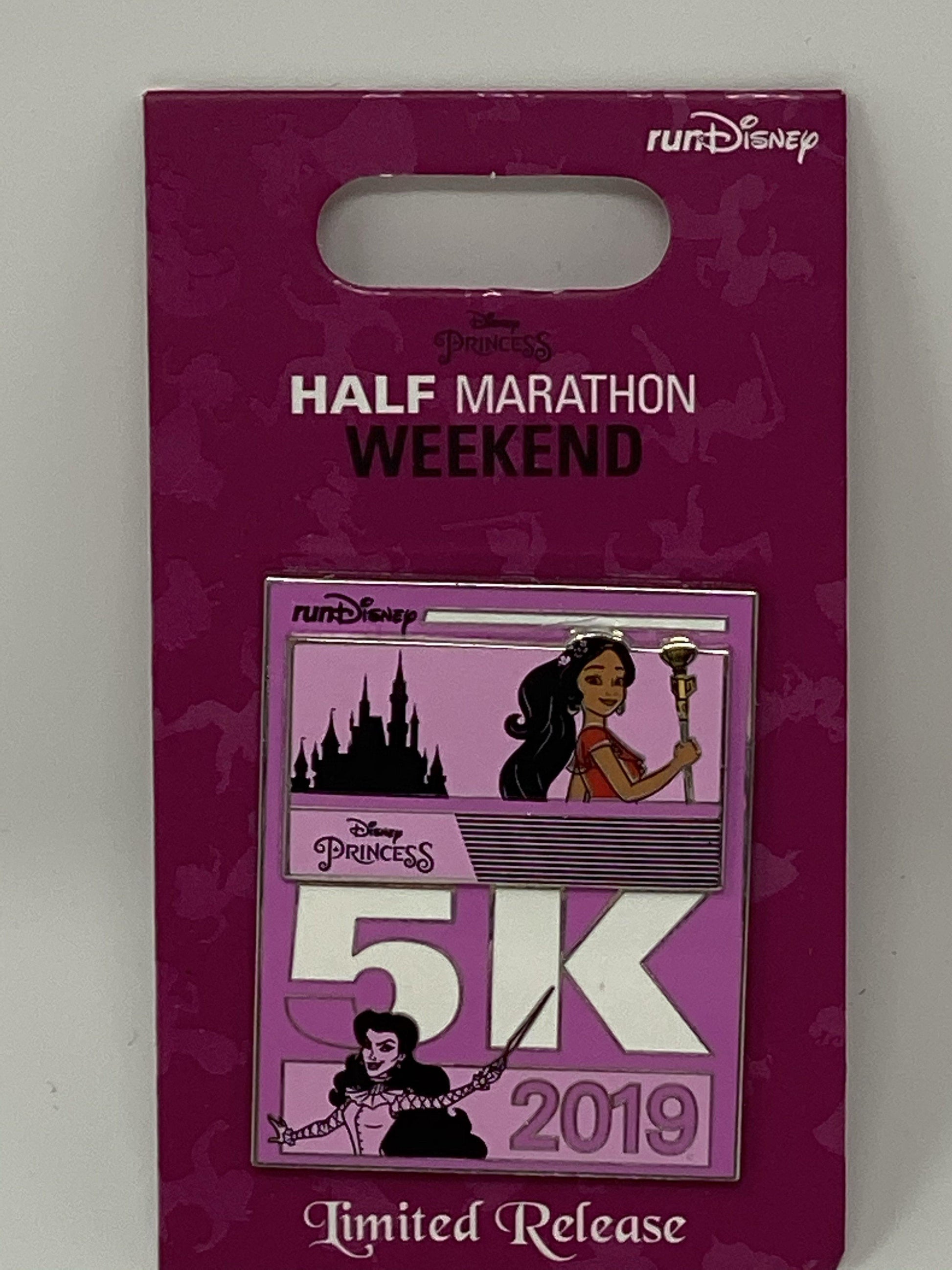 RunDisney 2019 Princess Half Marathon 5K Elena Race Weekend Pin - World of Treasures