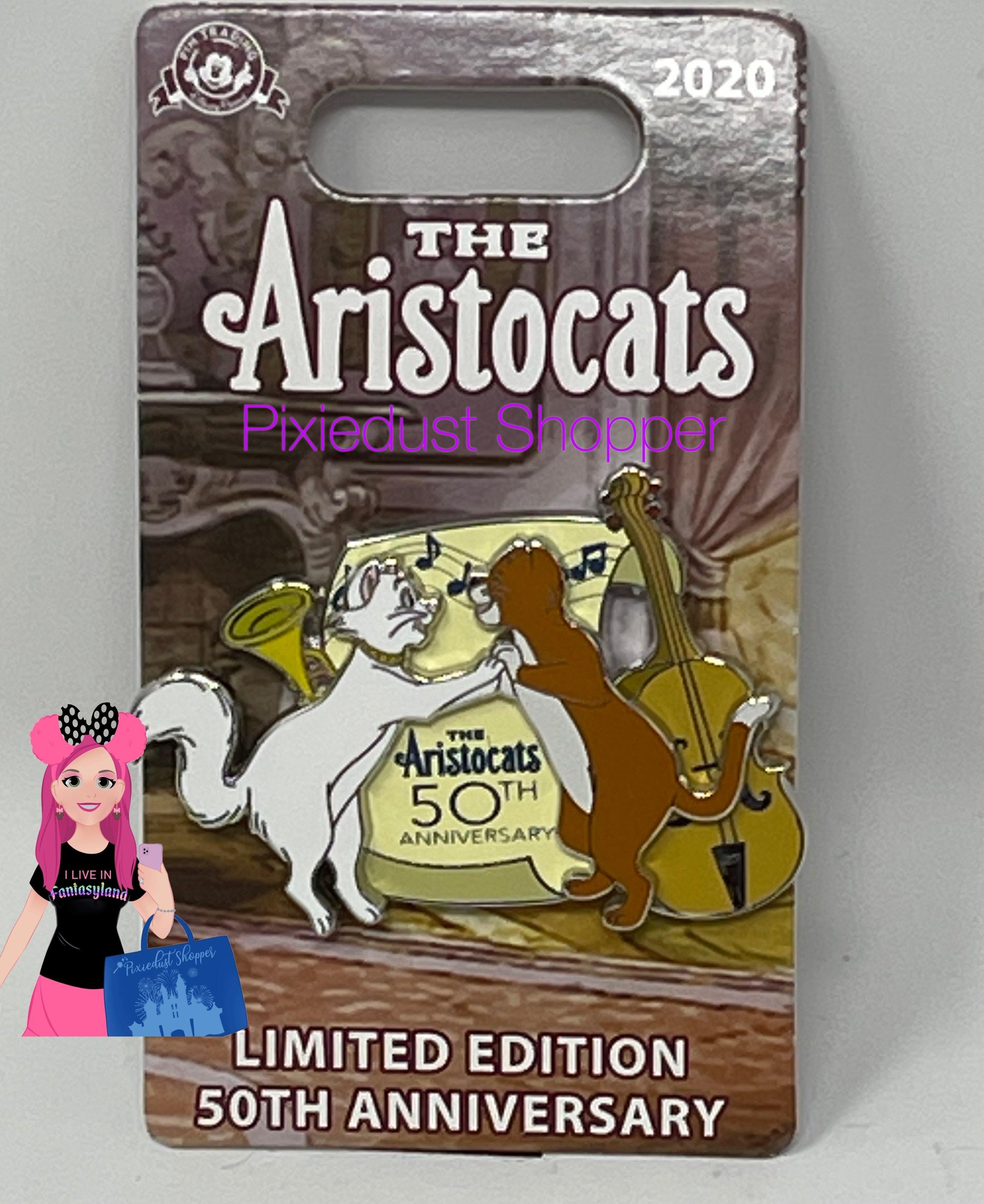 Disney The Aristocats 50th Anniversary Thomas Omalley And Duchess Pin